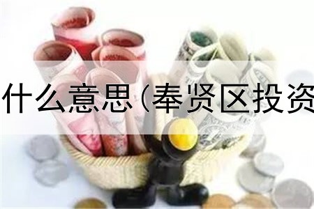  黄金投资是什么意思(奉贤区投资黄金变现)