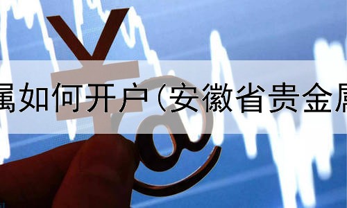 广东贵金属如何开户(安徽省贵金属交易所)