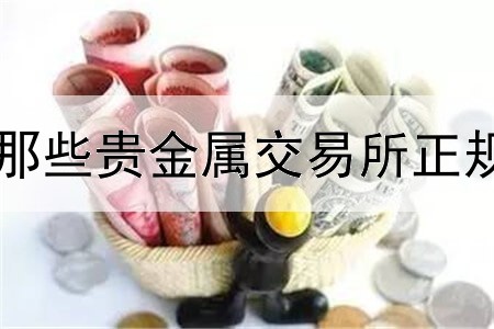  那些贵金属交易所正规