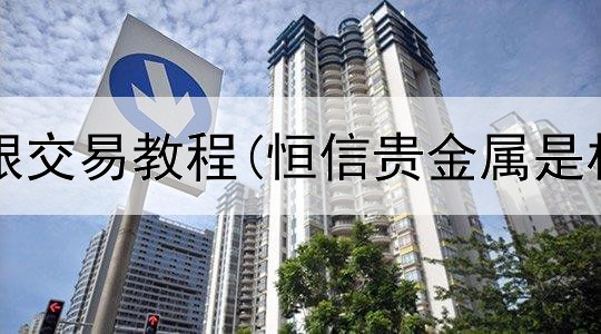  贵金属白银交易教程(恒信贵金属是杠杆交易)