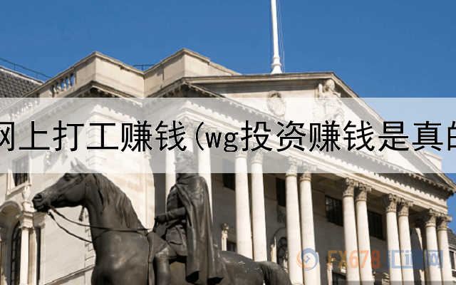 学生在网上打工赚钱(wg投资赚钱是真的吗)