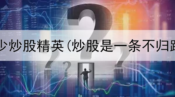  国内有多少炒股精英(炒股是一条不归路好不好)