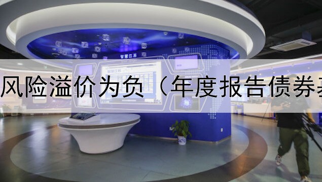 市政债券风险溢价为负（年度报告债券基本信息）